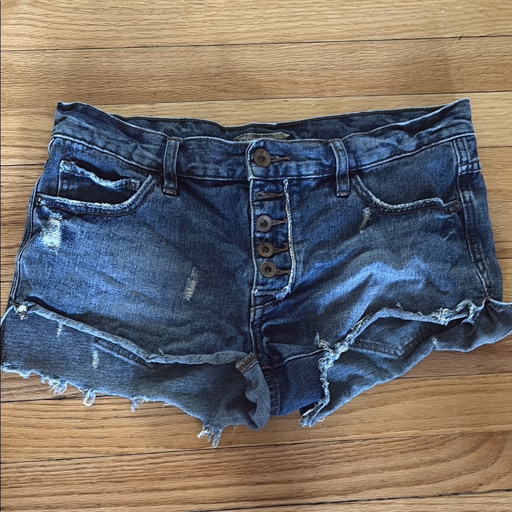 Free people distress shorts
